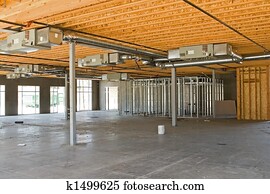 nuevo, industrial, construcción