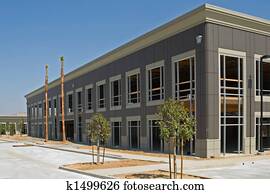 nuevo, industrial, construcción