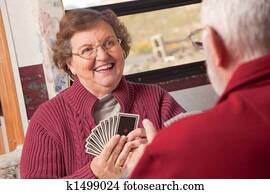 Playful Senior Adult Couple Playful Senior Adult Couple