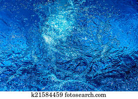 Water ripples and bubbles Water ripples and bubbles