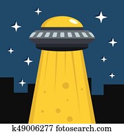 Ufo 牛 誘拐 概念性 藝術品種類最齊全的圖像 U Fotosearch