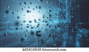 Abstract Background Geometric Connections