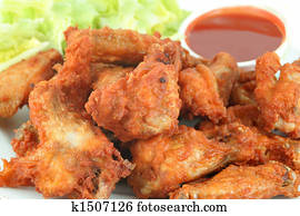 chicken wings and dip chicken wings and dip