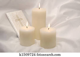 First Holy Communion Candles and Prayer Book First Holy Communion Candles and Prayer Book