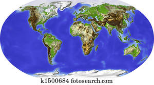 Globe, centered on Africa Globe, centered on Africa