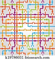 Social network internet chat