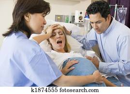 Woman Giving Birth Woman Giving Birth