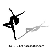 dancer silhouette dancer silhouette