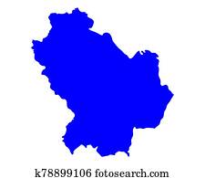 Map of Basilicata Map of Basilicata