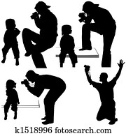 Photographer Silhouettes Photographer Silhouettes