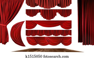 Theater Elements to Create Your Own Stage Background Theater Elements to Create Your Own Stage Background