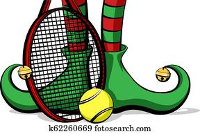 tênis, natal, duende, pés