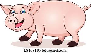 חזיר, ציור היתולי