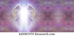 Angel Wings and Light Banner