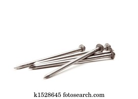 Construction Nails Isolated Construction Nails Isolated