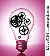 gears in a light bulb gears in a light bulb