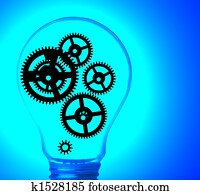 gears in a light bulb gears in a light bulb