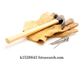 Hammer, Gloves and Nails