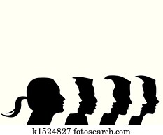 Seven diverse vector profiles