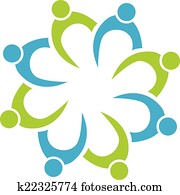 Teamwork business logo