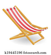 beach chair illustration