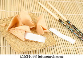 blank fortune cookies