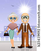 Elderly Stock Illustrations | Our Top 1000+ Elderly art | Fotosearch