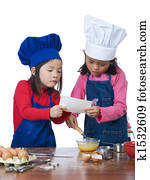 enfants, cuisine