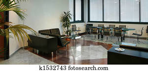 Interior of a modern offi