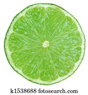 Lime citrus slice