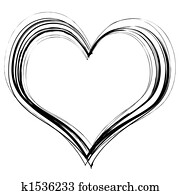 scribble heart scribble heart
