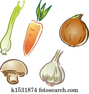 Vegetable icons Vegetable icons