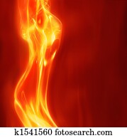 abstract female fire abstract female fire