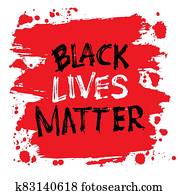 Black lives matter. Lettering. Can be used for prints bags, t-shirts, posters, cards. Support for equal rights of black people. Black lives matter. Lettering. Can be used for prints bags, t-shirts, posters, cards. Support for equal rights of black people.