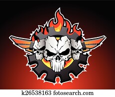 skulls trio motor skulls trio motor