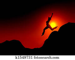 Woman jumping Woman jumping