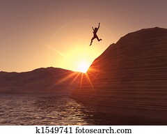 Woman jumping Woman jumping