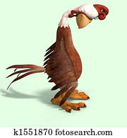 crazy cartoon chicken