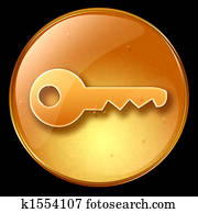 Key icon. Key icon.