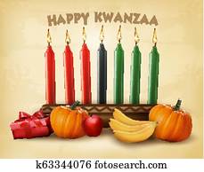 kwanzaa holiday background with old paper kwanzaa holiday background with old paper