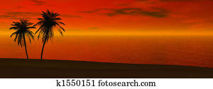 Panoramic sunset Panoramic sunset