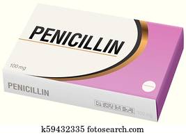 Penicillin Pills Medicine Package Penicillin Pills Medicine Package