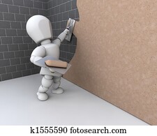 person plastering a wall person plastering a wall
