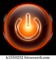 power button icon. power button icon.