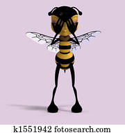 very sweet render of a honey bee in yellow and black with Clipping Path very sweet render of a honey bee in yellow and black with Clipping Path