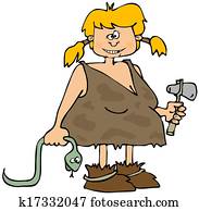 Cave girl Cave girl