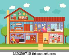 Family Home Interior Design Concept Family Home Interior Design Concept