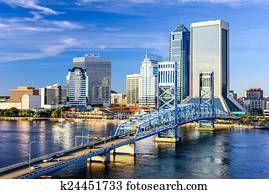 jacksonville, flórida, skyline