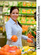 käufe, von, frucht, gemuese, in, dass, supermarkt