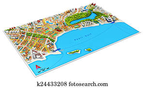 ３ｄ, 都市 地図